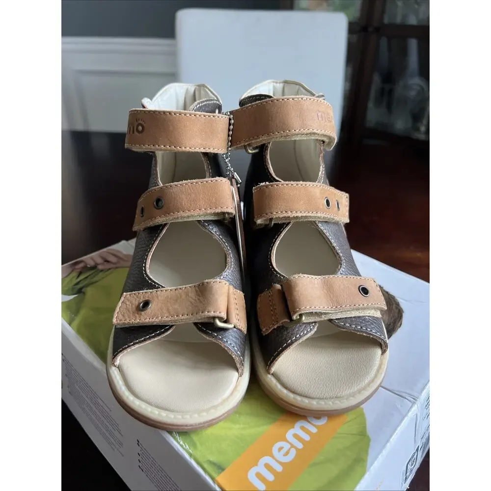 Memo Victor Boys' Toddler Corrective Orthopedic AFO Sandal, 28 US 11